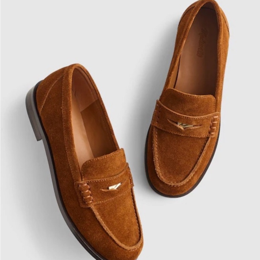 Brown Suede Loafers